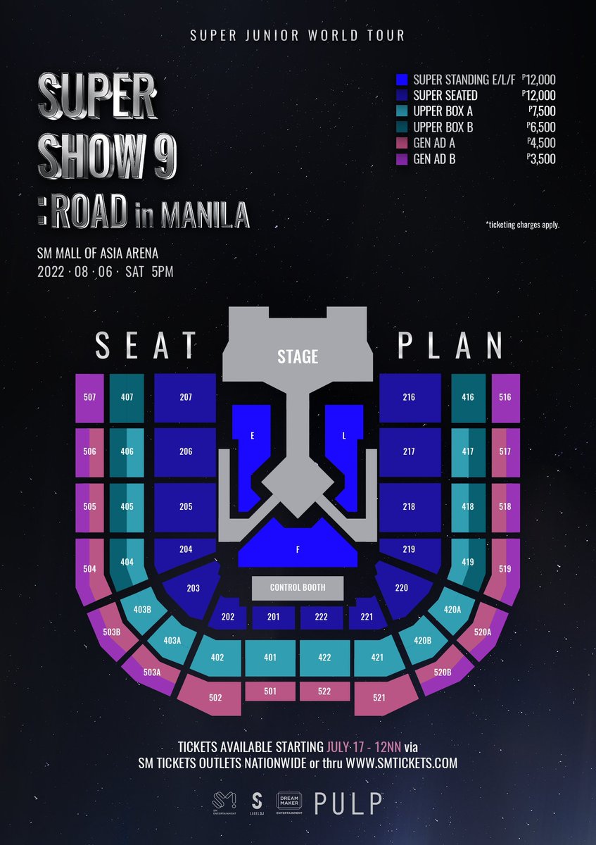 philconcerts's tweet photo. TEN DAYS to go before #SS9inManila ticket selling starts!

🗓️ JULY 17, 2022
🕛 12 NOON
📍SM Tickets outlets
💻 https://t.co/S9moif52k4

SUPER JUNIOR WORLD TOUR - SUPER SHOW 9: ROAD IN MANILA is happening on August 6 at the @MOAArena!

READ: https://t.co/4xBAsLh3Dv

@pulpliveworld https://t.co/0IkGwT73Vp