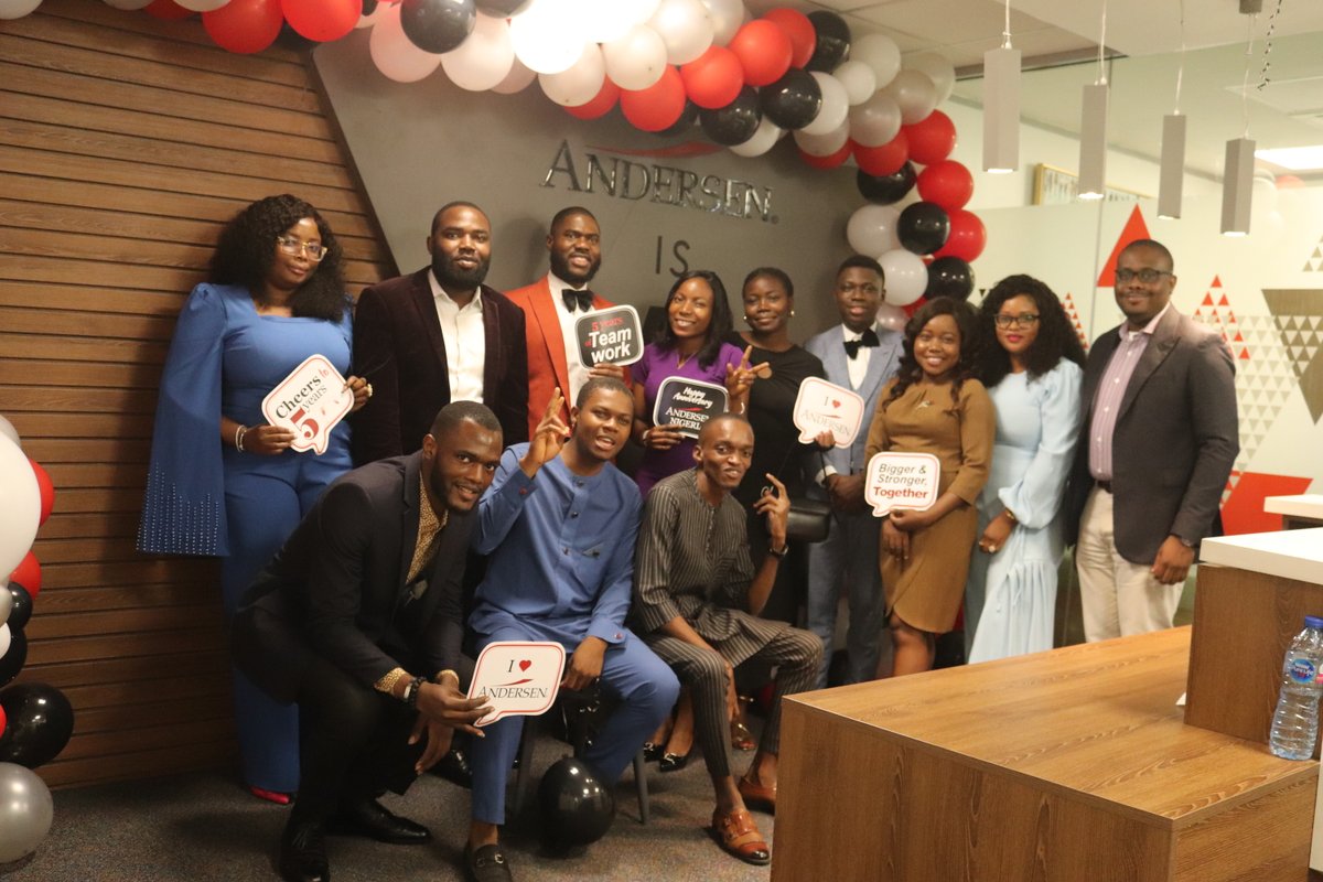 AndersenNigeria's tweet photo. #andersennigeriais5 #5yearsanniversary #july5 #andersennigeria #andersen #andersenglobal https://t.co/w32h0XYuyt