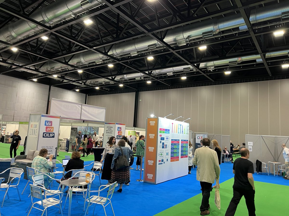 ovus00's tweet photo. #CILIPConf22 off to a great start! looking forward to the next two days! Come meet us at stand 31 @InfoSchoolSheff @sheilayoshikawa https://t.co/X1gH4ZmS2w