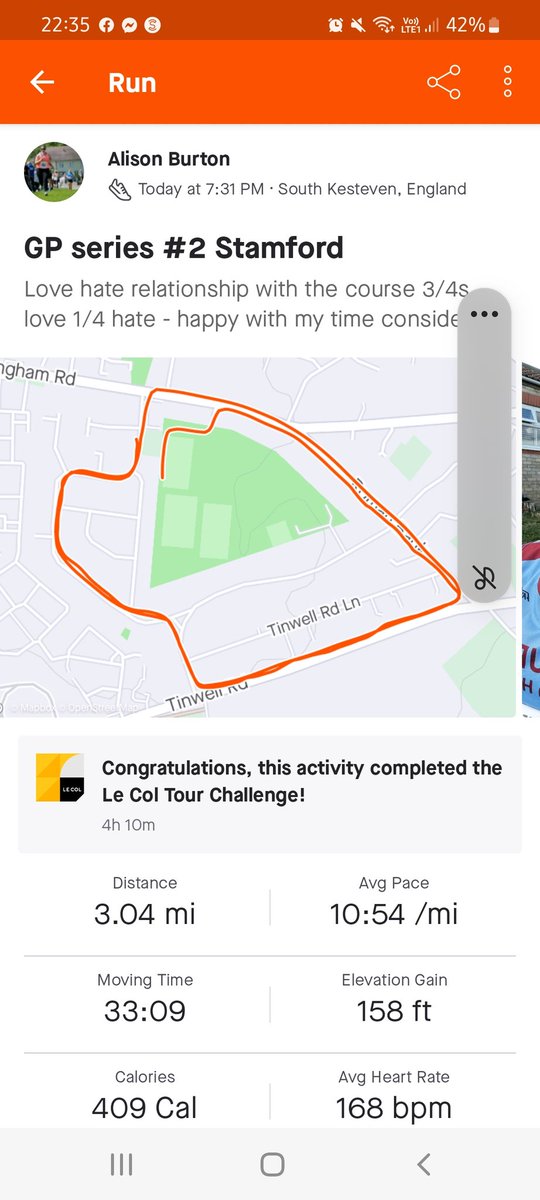 Alifitness91's tweet photo. Last night was GP series #2 stamford! Really pleased with my time on a tough course! 💪 dare I say I kind of enjoyed it haha
#loverunning #gpseries @BourneTownHarri https://t.co/qgGEIQ6zZk