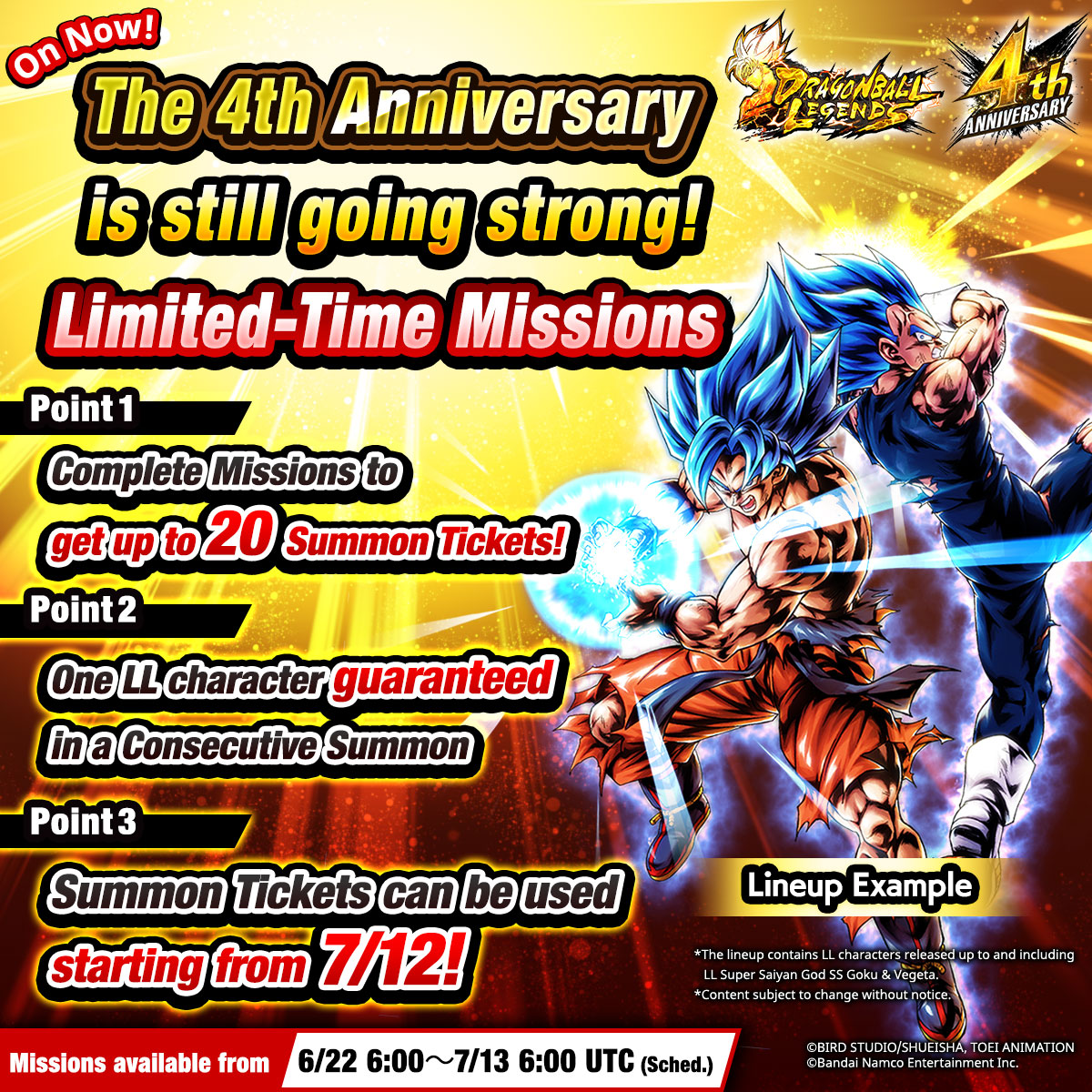 September Monthly Missions Are - Dragon Ball Legends