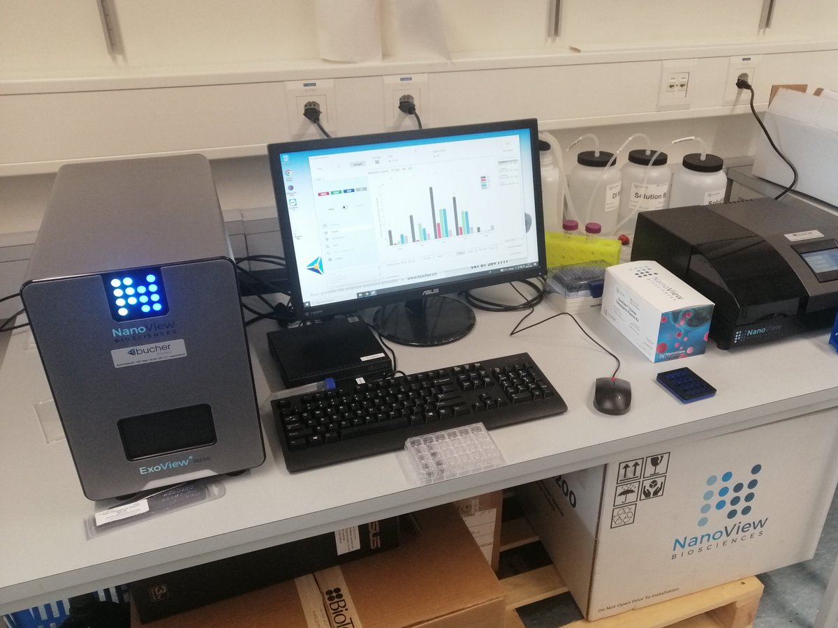 BucherBiotec's tweet photo. ...and another #ExoView in #Switzerland! 🇨🇭
We just installed a new ExoView R200 from @nanoviewbio at a pharmaceutical company in Basel! 💊
We are proud to be part of that journey and support them along the way!
#research #pharma #Basel #imaging https://t.co/dv8xqC9kXF