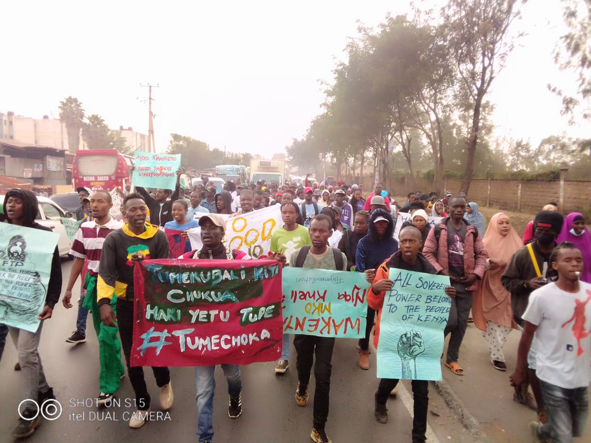 GithuraiC's tweet photo. Today we March to demand for the government to #Lowerfoodprices.
#SabaSabaMarchForOurLives 
#NJAARevolution https://t.co/doLrImsXgg