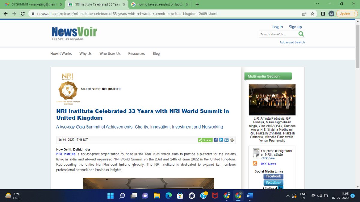 NriWorldsummit's tweet photo. NRI WORLD SUMMIT 2022 , UNITED KINGDOM 

CELERATION OF SUCCESSFUL 33 YEARS .

https://t.co/BeSekFXxsD https://t.co/7EecPy6Fbd