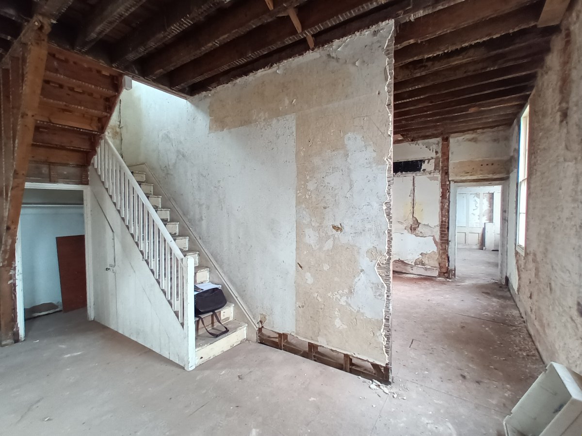 DCP_Surveyors's tweet image. Ripe for conversion?  We've just undertaken a feasibility study on plans to convert this lovely Grade II listed former station/station house into flexible office space.  The surveying team got very animated over this cracking example of a dry rot fruiting body.
#buildingsurveying