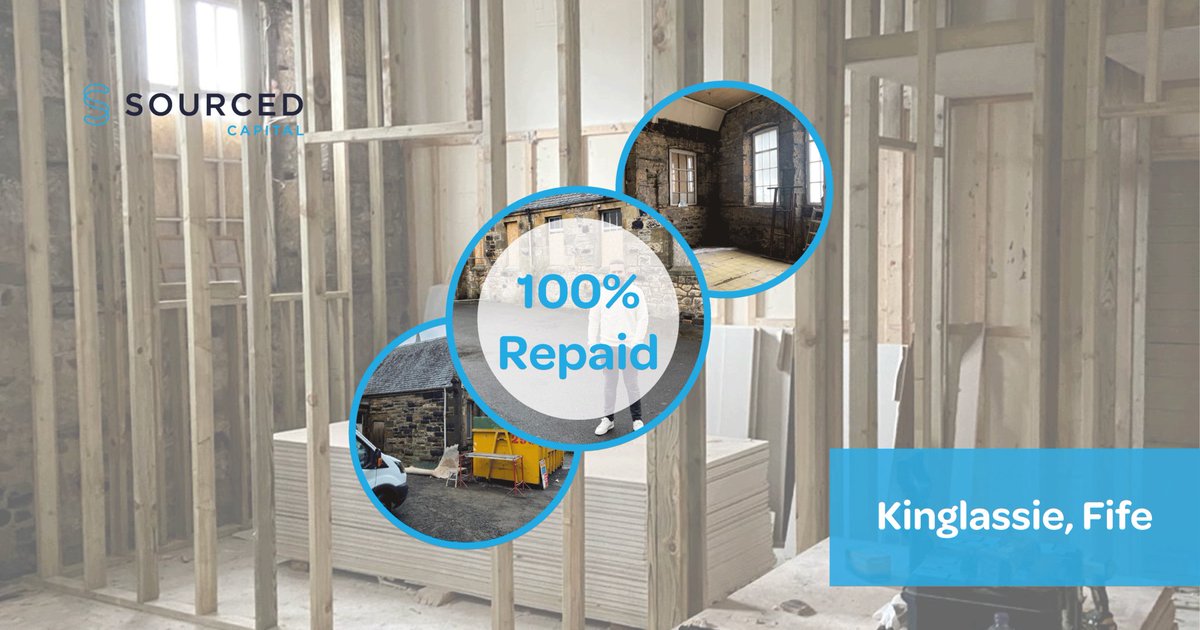 Sourced Capital are incredibly pleased to announce that the borrowers on Church Street, Exeter and Kinglassie, Fife projects have successfully completed the scheme and repaid the loans. 💰🏠

Click on the following link to learn more sourcedcapital.co 
#property #investment