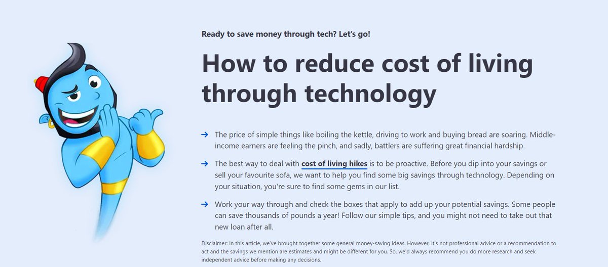 7 ways to save through tech! 🧞
broadbandgenie.co.uk/cost-of-living…

#save #broadband #CostOfLivingCrisis #costofliving #money #savemoney #technology