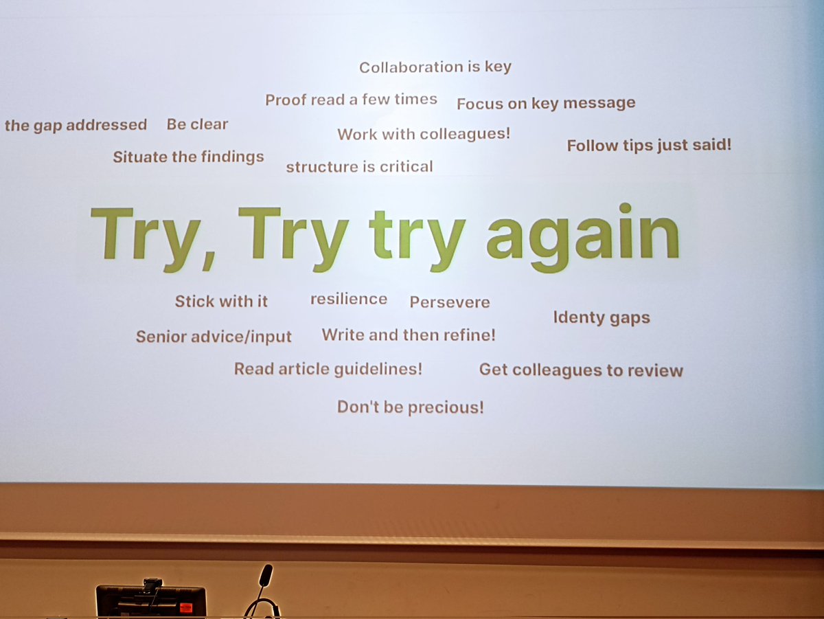 Tips on getting published as we come to the end of this years' conference:
#HSRUK22 @LPTresearch @OTRuthGarner @SarahBaillon @SusanCorr1 @lizelle100 @RakhiChand @PhoebeAverill