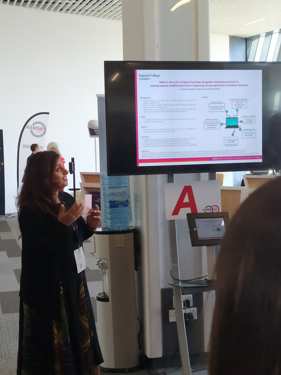 #asme2022
<a href="/Neepa/">Neepa</a> Thacker 
<a href="/Imperial_MEdIC/">Imperial_MEdIC</a> 
Presenting students experiences of online teaching sessions. Great practice points delivered