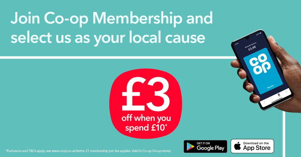 Become a @coopuk member and help raise funds for Victim Support. Plus you’ll get £3 off your next £10 shop, download the Co-op App tinyurl.com/bdc6s3cp membership.coop.co.uk/causes/60372
 #ItsWhatWeDo  #FridayFundraiser  #VSHSY
#ThankYou