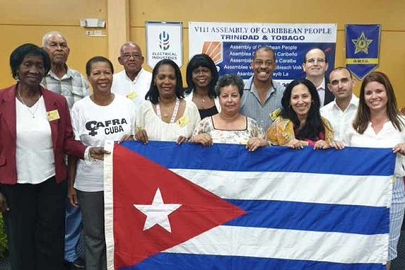 AdilenANAP's tweet photo. #ANAPCuba presente en #IXAPC espacio de diálogo sobre el desarrollo de las luchas caribeñas en defensa de la soberanía e independencia nacional, la paz, el desarrollo sustentable, la justicia social, la equidad y la promoción y defensa de la identidad cultural.
@anap_cuba https://t.co/6USeP1laXP