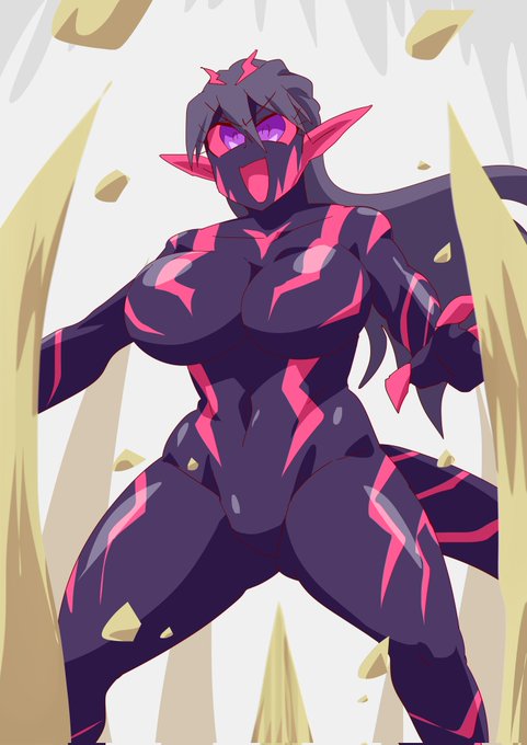 トリケラの力で地中からでたらめにトゲを生やすぞ #キュアライダー #ライダー少女 