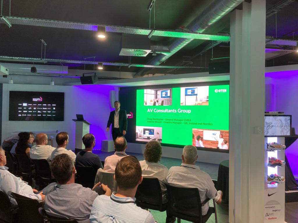 re_sauce_'s tweet photo. Today we are up at a very busy #InnovationHouse with @DTEN_Global  at the #AVConsultantsGroup. It’s always a great pleasure catching up with Stu and the 
@PSCo and @MidwichLtd  Guys and of course @ellis_owen  and the Consultants.
#avtweeps #avislife #resauce #dten https://t.co/kd4pU8I0ji