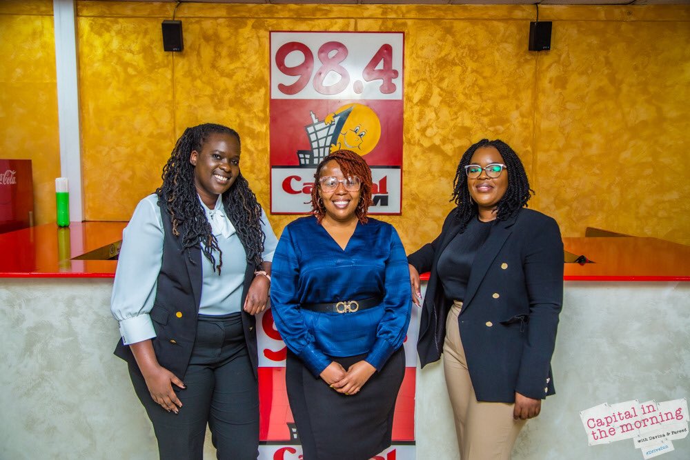 CapitalFMKenya's tweet photo. A big thank you to @EcobankKenyaโs Group Head Marketing, Wangari Ngugi & Head Products Annette Kamere on a very interactive and informative conversation on @984inthemorning ๐ป
#EcobankVirtualCards #DriveInn https://t.co/GmHiy6gVtN