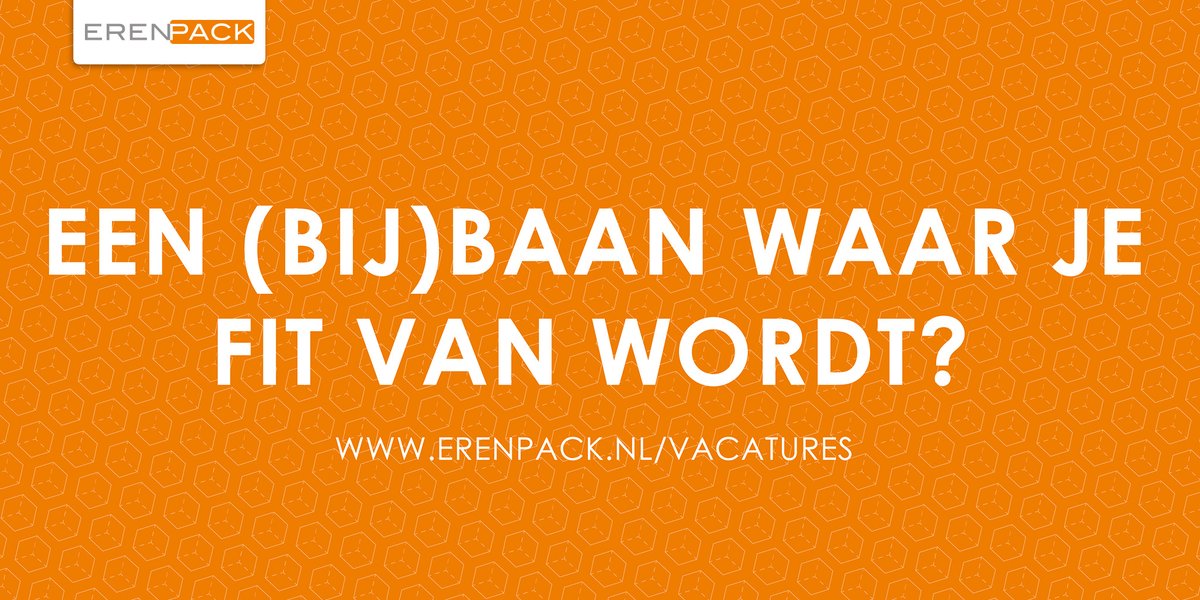 Kom jij ons team versterken? 
➜ bitly.ws/sEPr

#baan #baaningroningen #erenpack #groningen #kolham #fulfilment #ecommerce #orderpicker #bijbaan #vacature #verzendhuis #werkgezocht