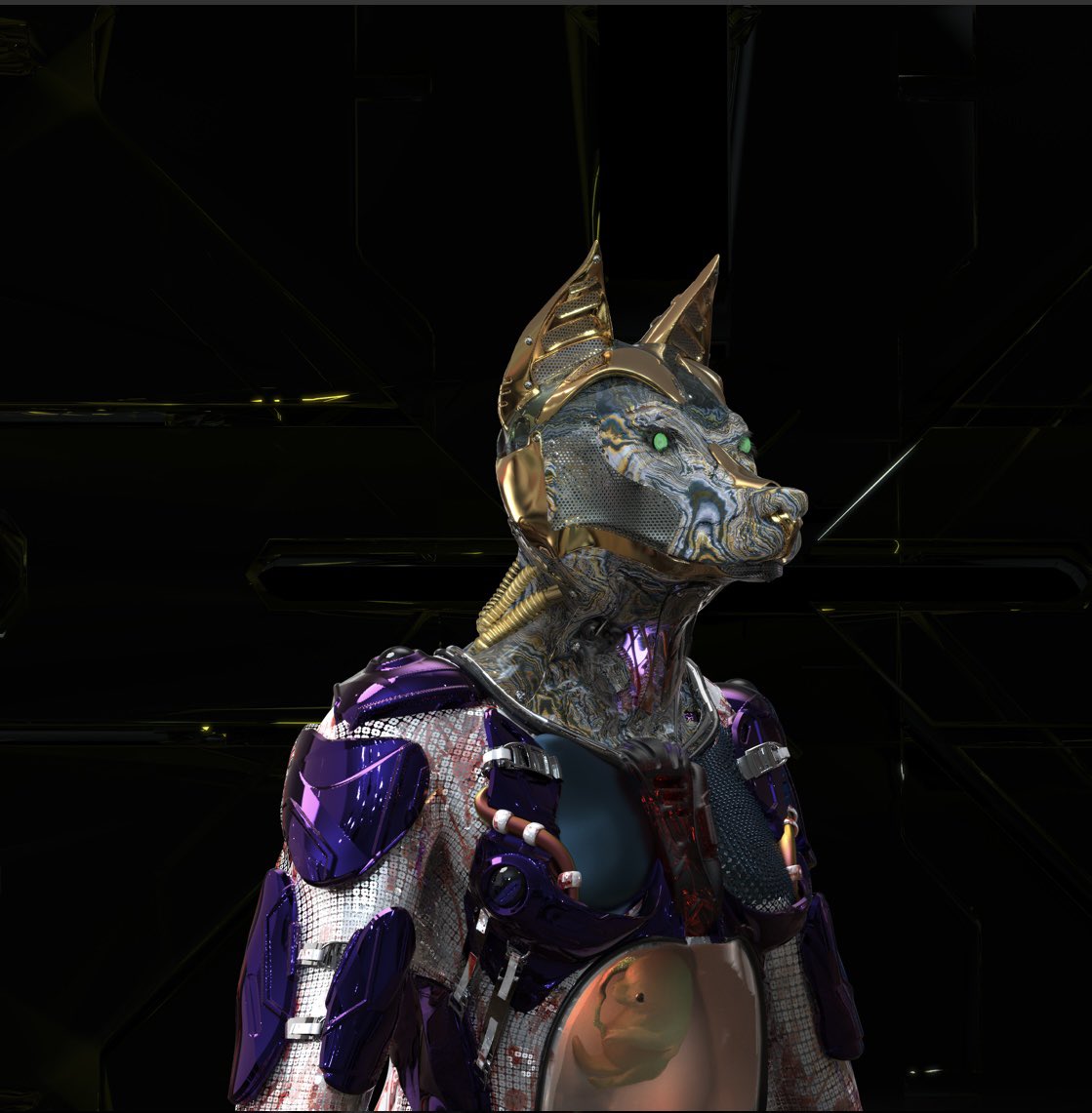 cinbags's tweet photo. A few of my pretty pregnant @CarnivorezNFT’s ❤️🐺💜.. 
Wen babies? Lol
#CZbacksCZ #NFTCommmunity #Carnivorez https://t.co/VR5padOjxG