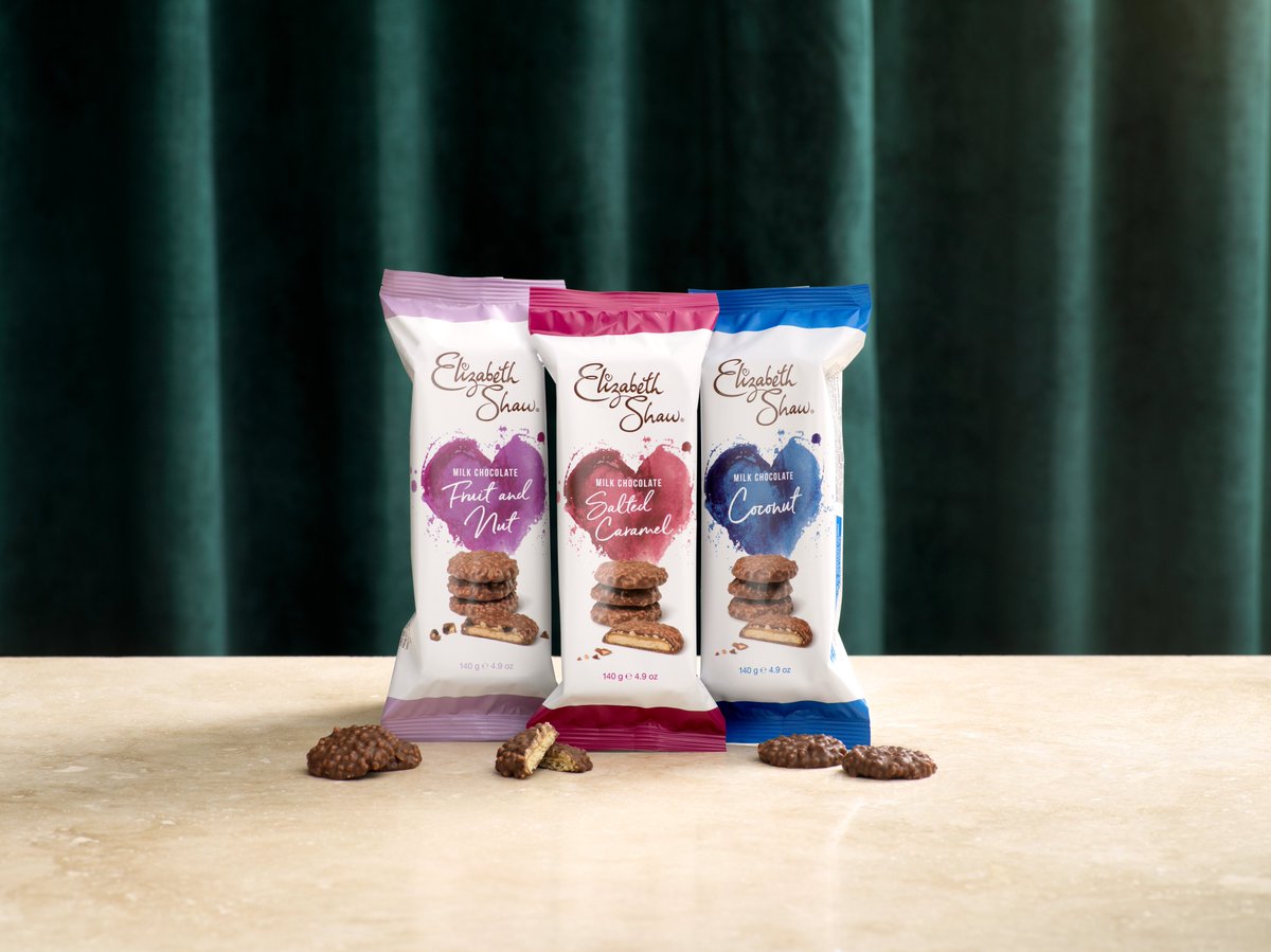 Have you tried our biscuits yet? 👀

We have three fabulous flavours, and it's safe to say, they're delicious!

What is your flavour of choice? Fruit &amp; Nut, Salted Caramel or Coconut?

#chocolate #biscuits #chocolatebiscuits