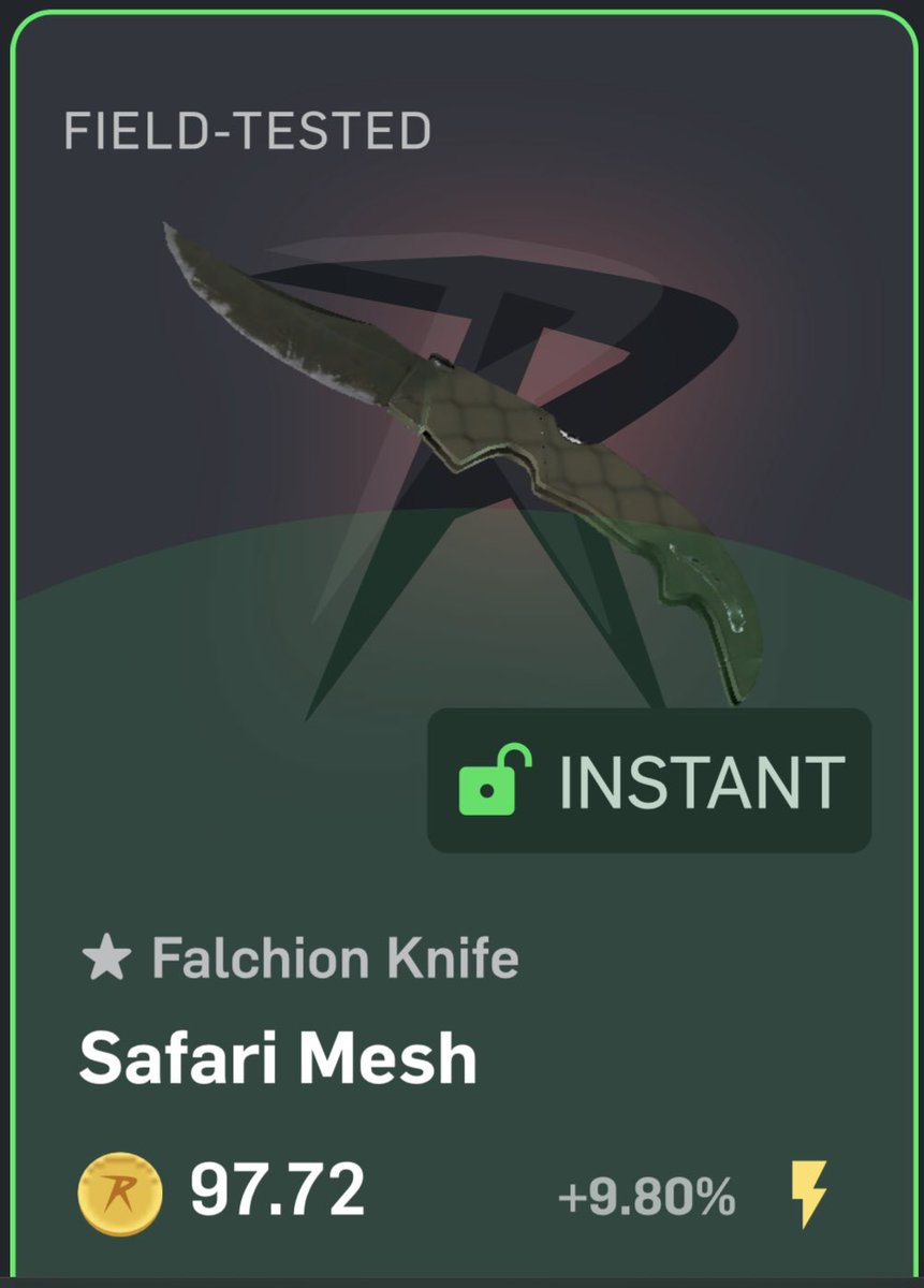 YtZlashy's tweet photo. Falchion Knife Safari Mesh FT #Giveaway 

- RT + Follow @YtZlashy 
- RT + Like Pinned tweet
- Tag a friend 

Ends in 3 Days! GL https://t.co/QXelqJrcED