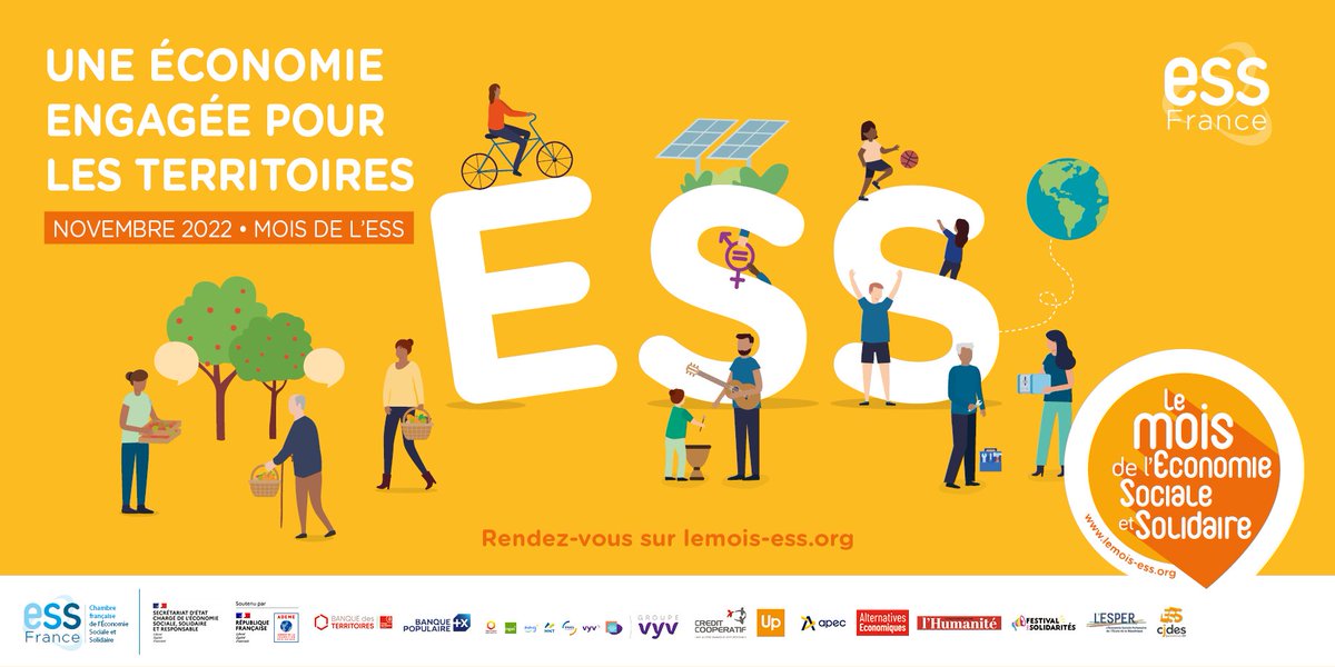 mois_ESS's tweet photo. Le #MoisESS22 se prépare dès aujourd'hui🙌

Acteurs de l'#ESS, profitez de la dynamique collective pour partager vos activités, savoir-faire et projet en organisant un atelier, une conférence ou une rencontre!

📲 RDV sur https://t.co/TbWK7y0FYs pour référencer votre événement ! https://t.co/5Q563F665S