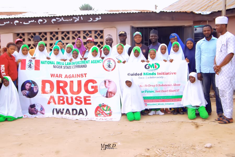 GuidedMinds21's tweet photo. Sensitization program for PUPILS of Nurul Islam Kuta road Minna. By Guided Minds Initiative GMi and NDLEA Niger state Command
#CareInCrises #GMi #PADA #TABS #WDD2022 #NoToStigma #Press #WADA #SaveOurYoungerGeneration  #SayNoToDrugTrafficking #SayNoToDrugAbuse #StaySafeDontStartIt https://t.co/Dx7qVfmEu1