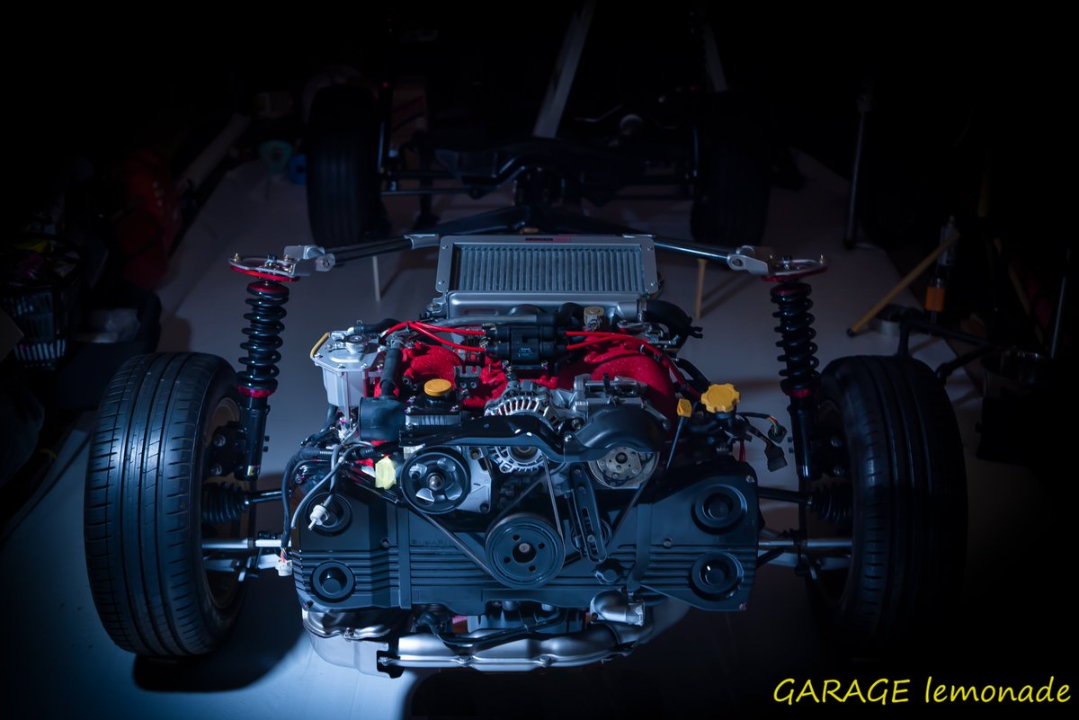 G_lemonade's tweet photo. #チェイス復活への道　100
SUBARU IMPREZA WRX TypeR STi Ver.
駆動、吸排気系ﾚｽﾄｱ完了。

一度駆動系だけの組み立て、やってみたかったんだ！
…個人宅で作るもんじゃないなこれは…。笑
写真編集も超大変だし…。 https://t.co/GchlJuDv07