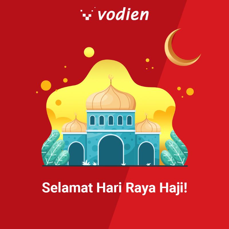 vodien's tweet photo. Wishing all our Muslim friends a great Hari Raya Haji! May Allah give you peace and prosperity as you celebrate with your loved ones.
