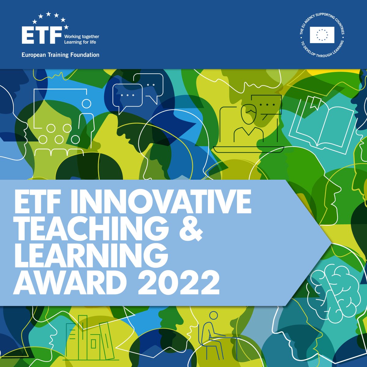 👩🏽‍🏫Are you an Educator?👉🏼Do you use #innovative teaching methods? 
👍🏻Can you see the positive impact of your #teaching methodologies?
🏆Take part in the ETF's Innovative Teaching and Learning #Award 2022!
➡️ Apply here by 22/07/22: europa.eu/!4vm9GB 
#Skills4Change