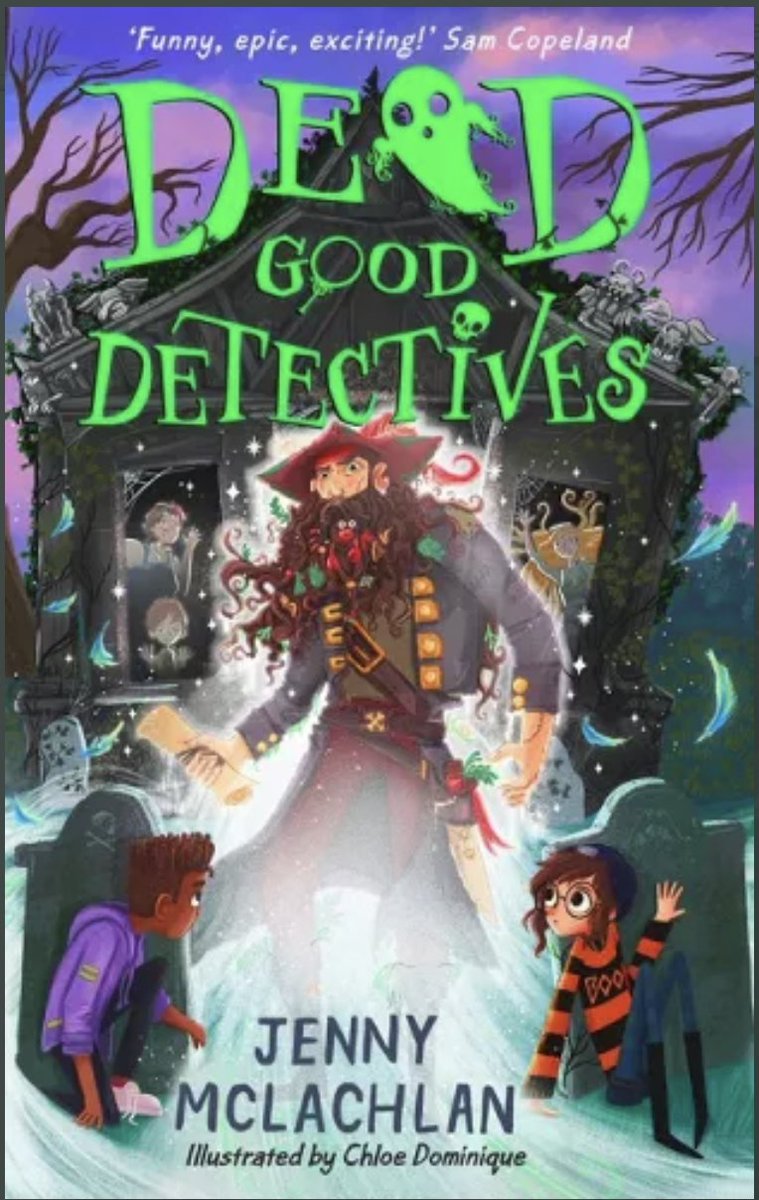 Happy Book Birthday @JennyMcLachlan1 🎉 It's so wonderful to see your fabulous adventure so brilliantly illustrated by @chloedominique_  setting off into the world today 🥳 Massive congratulations to you & @FarshoreBooks & I can't wait for readers to meet your #DeadGoodDetectives