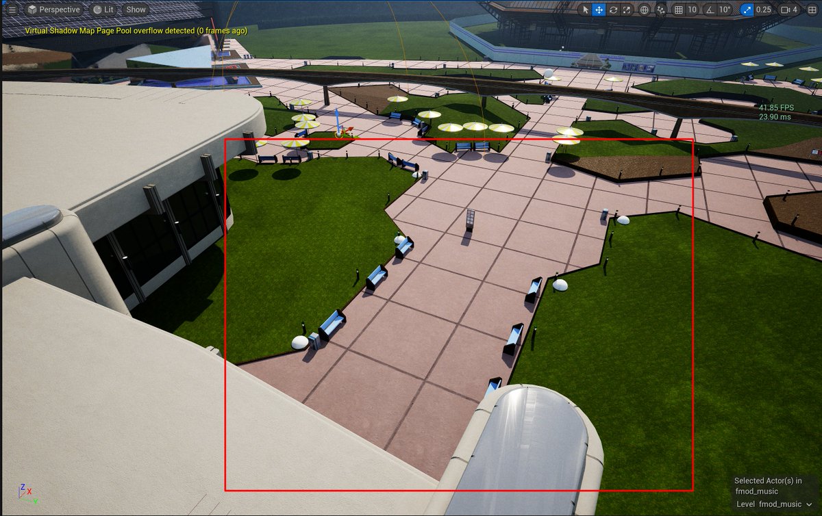 futureport82's tweet image. 1982 background audio questions to ponder:
1. What was playing around Spaceship Earth? It had no atmosphere loop.
2. What was playing in the red box? Horizons wasn't open yet.
3. What was playing around the Seas before even construction began?