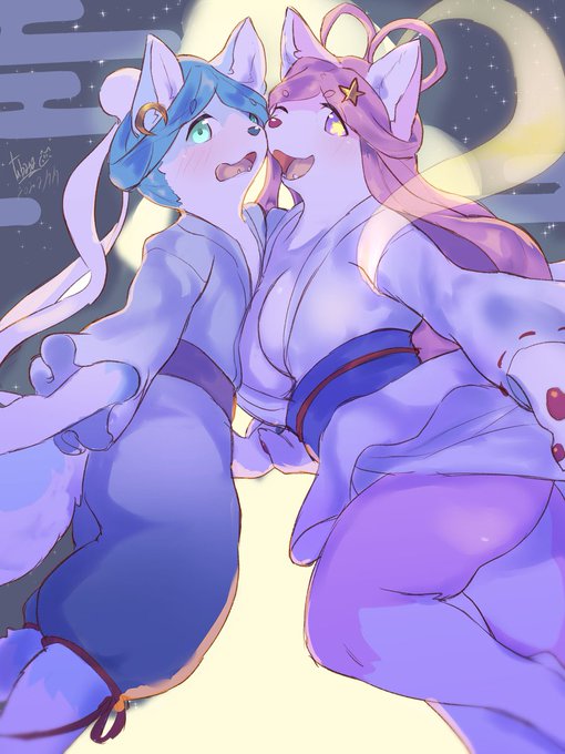 オリちゃんとヒコ君✨🦊🦊✨ 