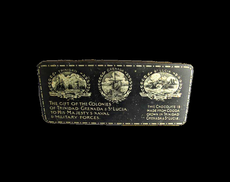 Good morning! We are open 10:00-16:00 (last entry 15:30). As it is #worldchocolateday here we have a chocolate tin, which is unfortunately empty 😉  sent by His Majesty King George V during World War One. This item belonged to T.F Hutchinson, KRRC (King's Royal Rifle Corps).