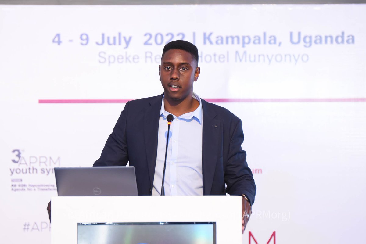APRMorg's tweet photo. Mr. @SETHMULLI Encouraged governments and ambassadors present at the symposium to drive youth inclusion to develop African young entrepreneurs. 

#APRMYouth https://t.co/5UdfodQeCj