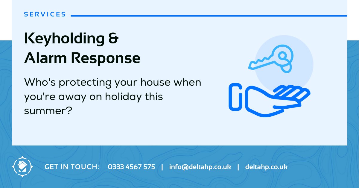 ProtectionDelta's tweet image. We&apos;re here to protect your home when you&apos;re away on #holiday this #summer ☀️

🏃‍♂️ Alarm activations 24/7 365 days a year
👮‍♀️ Trained response team
📰 A detailed report 
💷 Value for money

Like what you hear? Get in touch today! bit.ly/3NQxzkI

#securityservice