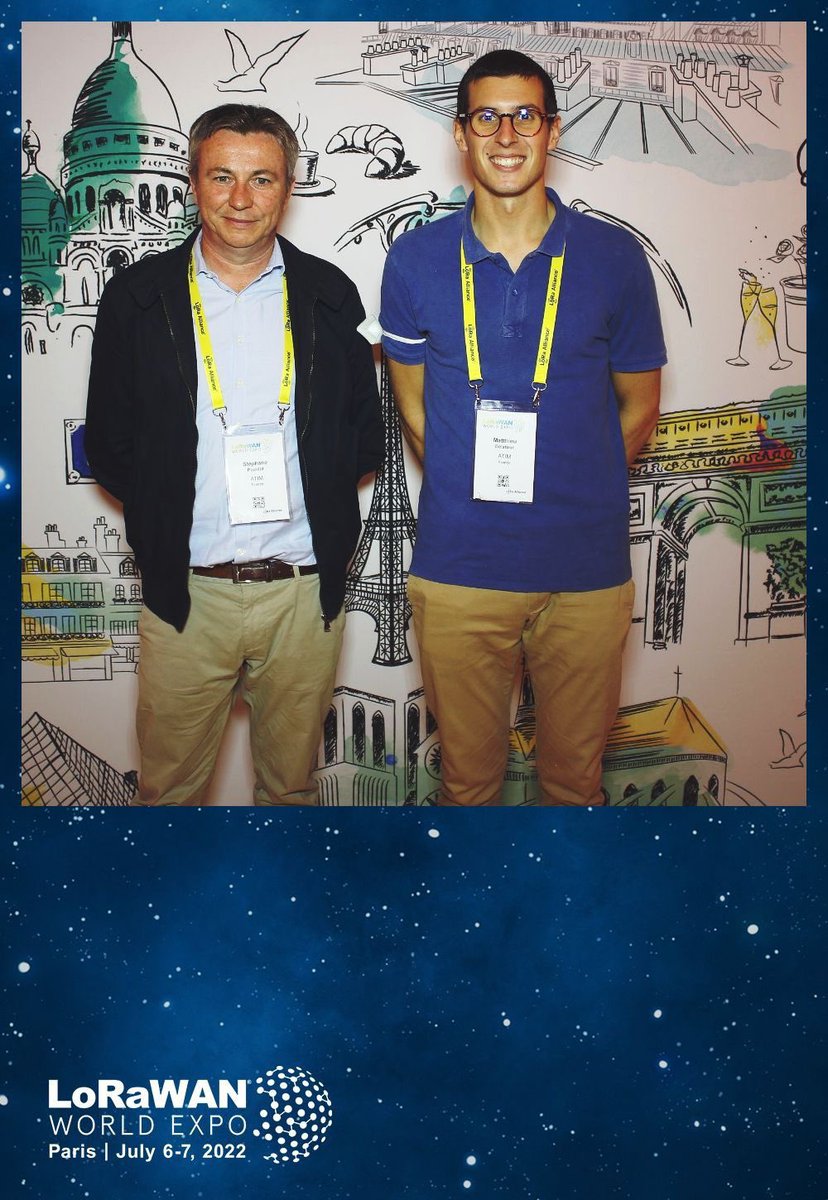 📣 [#lorawanworldexpo #2022]

ATIM participe à l'évènement international majeur de l'écosystème #lorawan.
La LoRa Alliance réunit les acteurs majeurs à #paris pour cette première édition post pandémie.

Nos collègues <a href="/spouillot2/">Stéphane Pouillot</a> &amp; <a href="/mattdelatour/">Matthieu Delatour</a> sont sur place.