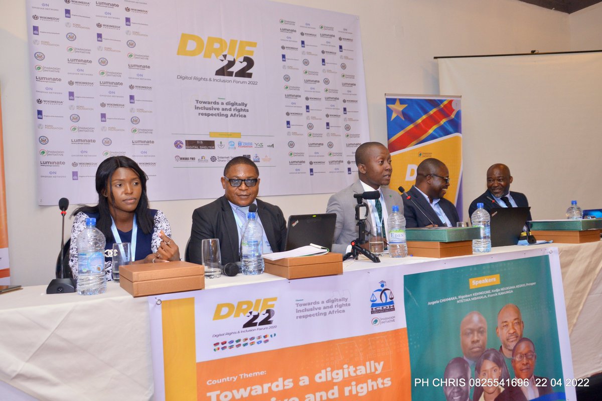 ParadigmHQ's tweet photo. The Congolese Institute of Human Rights hosted the #DRIF22 in-person session in the Democratic Republic of Congo. The session set out to deepen the knowledge of different actors involved in promoting and protecting digital rights. https://t.co/4V1XNEFqU7