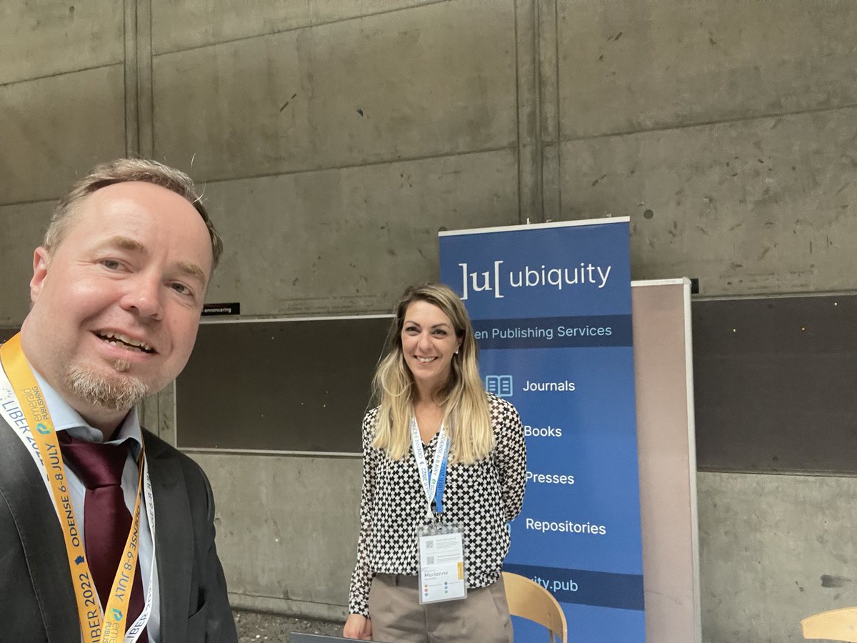 astronerd's tweet photo. More middle earthers being cheerful! @LIBERconference #LIBER2022 #2Odense22 😋 https://t.co/iekdwKDkUu