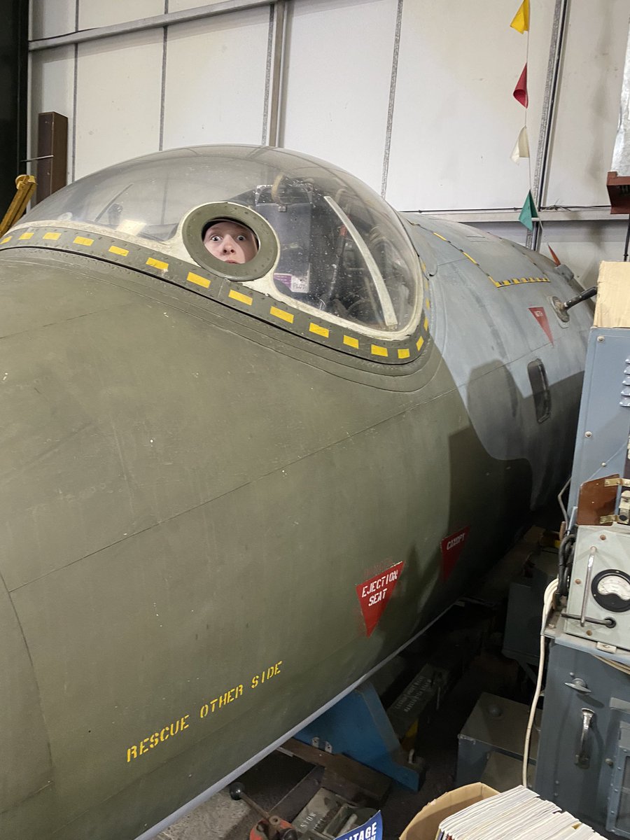 RafCcf's tweet photo. Before the advent of duct tape RAF Air Cadets were used to plug the gaps in the holes of the canopies @RAF_Luton #photographedinacanberra https://t.co/Qnl4GSNyHX