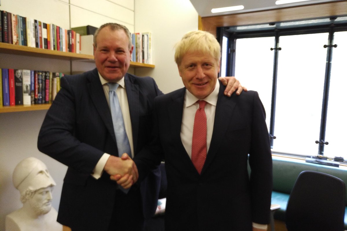 Hi <a href="/ConorBurnsUK/">Sir Conor Burns</a> You must be feeling very sad this morning that your good friend is leaving office. You have been so loyal to Boris.