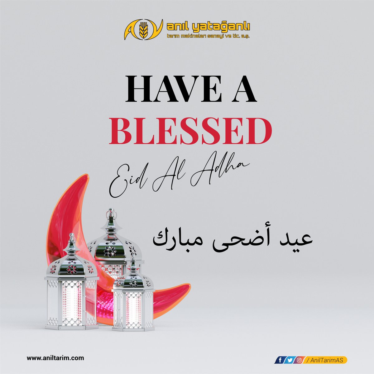 AnilTarimAS's tweet photo. Kurban Bayramımız Mübarek Olsun..

Have a Blessed Eid Al Adha

#kurbanbayramı #kurbanbayramınızmübarekolsun #mübarekolsun #anılyatağanlı #tarımmakinaları #eidaladha #blessed https://t.co/hyqbKTXgqQ