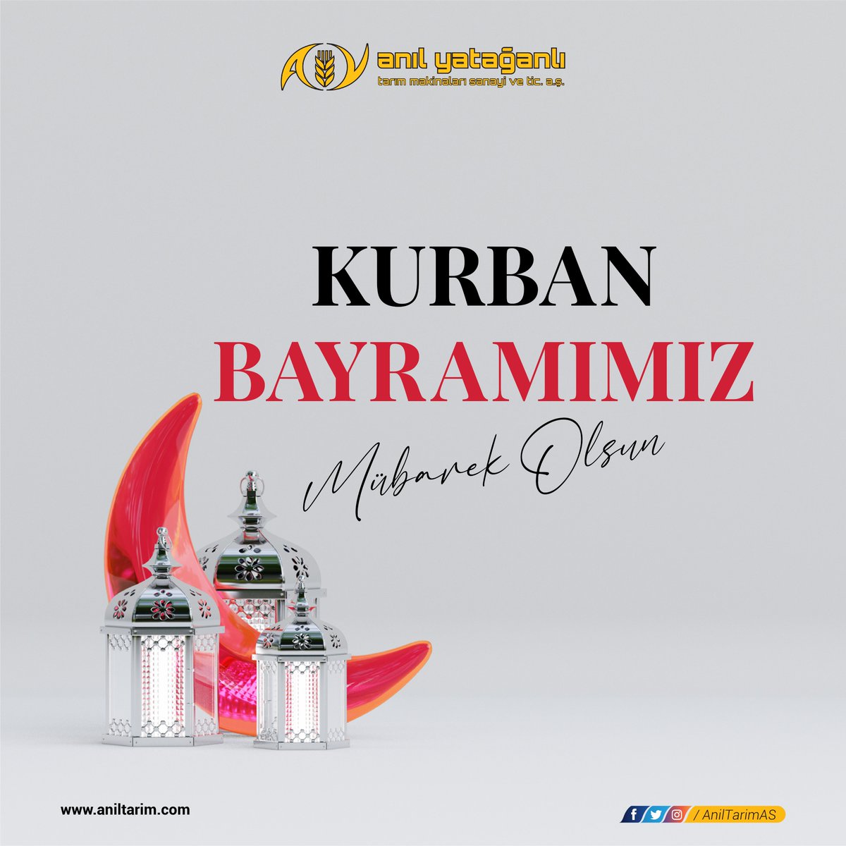 AnilTarimAS's tweet photo. Kurban Bayramımız Mübarek Olsun..

Have a Blessed Eid Al Adha

#kurbanbayramı #kurbanbayramınızmübarekolsun #mübarekolsun #anılyatağanlı #tarımmakinaları #eidaladha #blessed https://t.co/hyqbKTXgqQ
