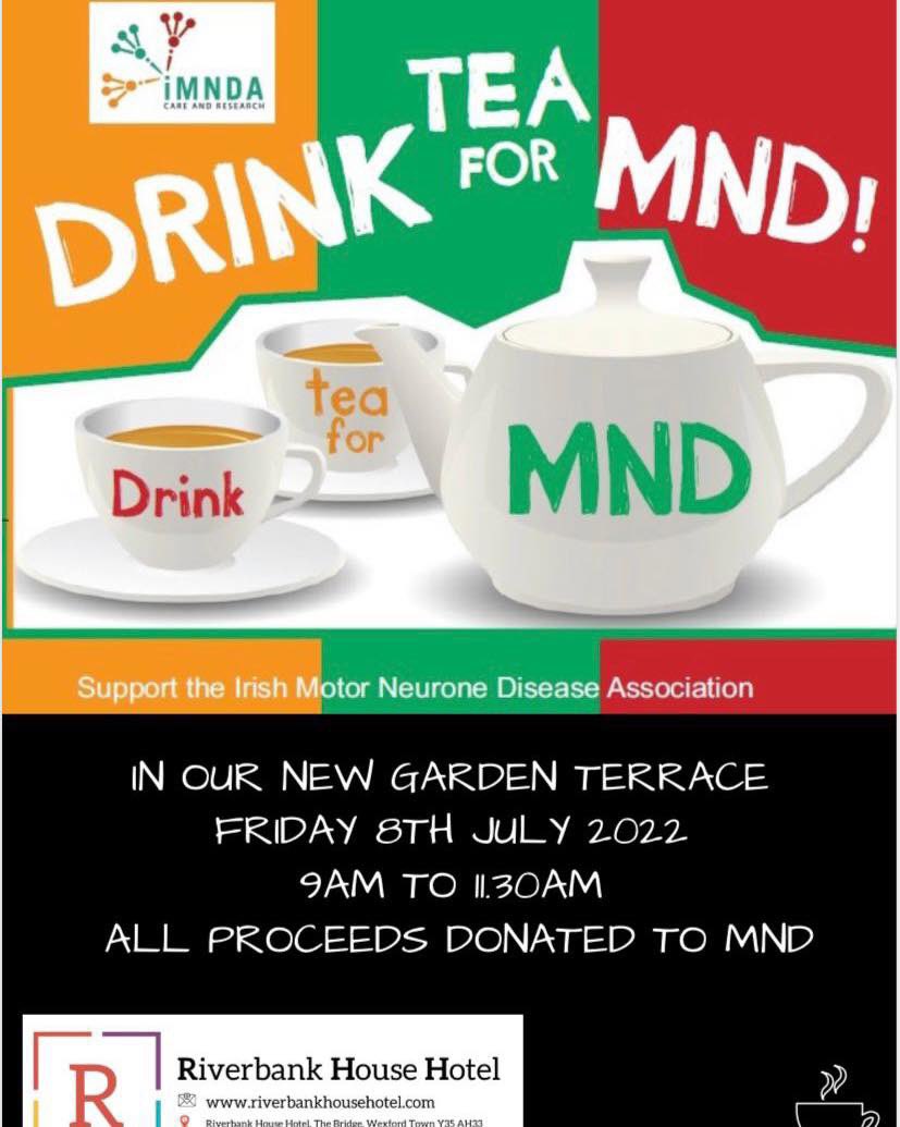 riverbankhotel's tweet photo. Tomorrow we ‘Drink Tea for MND’ in our new garden terrace! Please, if you can, pop in to support this amazing cause. We’ll have the kettle boiled from 9am 🫖 

@mndassoc #drinkteaformnd https://t.co/j8jwiTAEsN