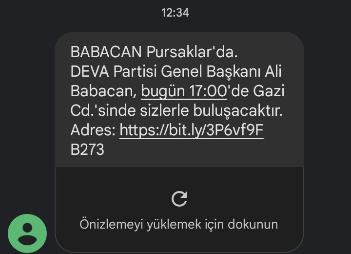 Deva partili değilim, Pursaklar'da değilim, Ankara'da bile değilim. Bu mesaj bana neden ve nasıl geliyor? @devapartisi @pursaklaradeva @alibabacan @DevaAnkara