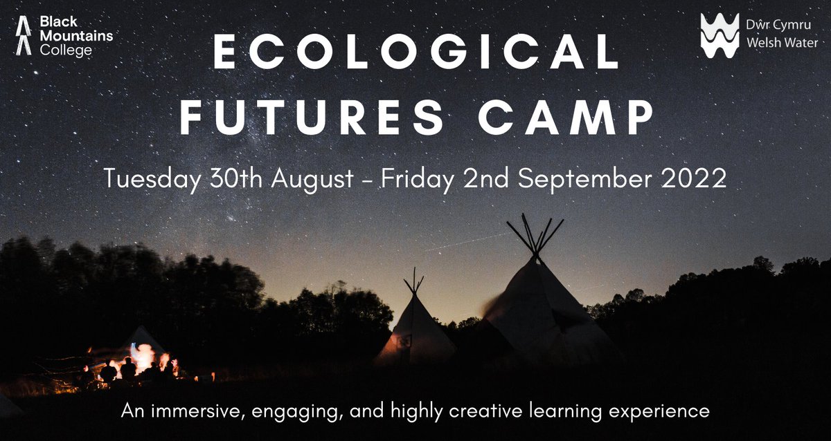 There are still places for Black Mountains College Ecological Futures Camp this year! I'm excited to be one of the tutors for this @LandworkersC @LandworkersUK @CardiffCOP26 
bit.ly/3ahzbFT