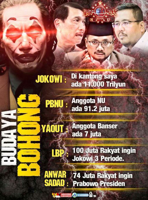 didienAZHAR's tweet photo. Budaya Bohong &amp; Revolusi Mental https://t.co/wz7LiYCHWV