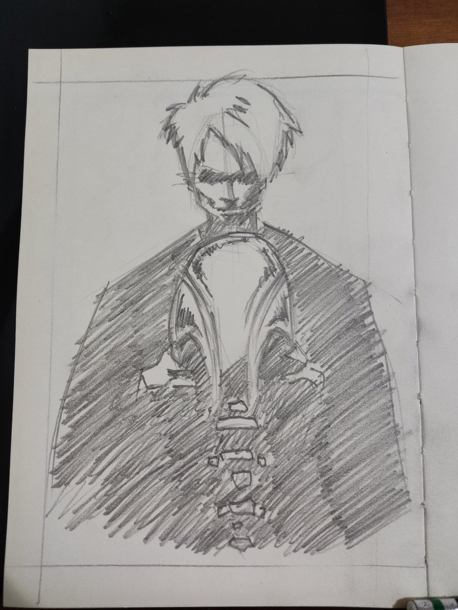 weekkee's tweet image. Sandman rough sketch... first pencils after so loooooonnnnggggggg...