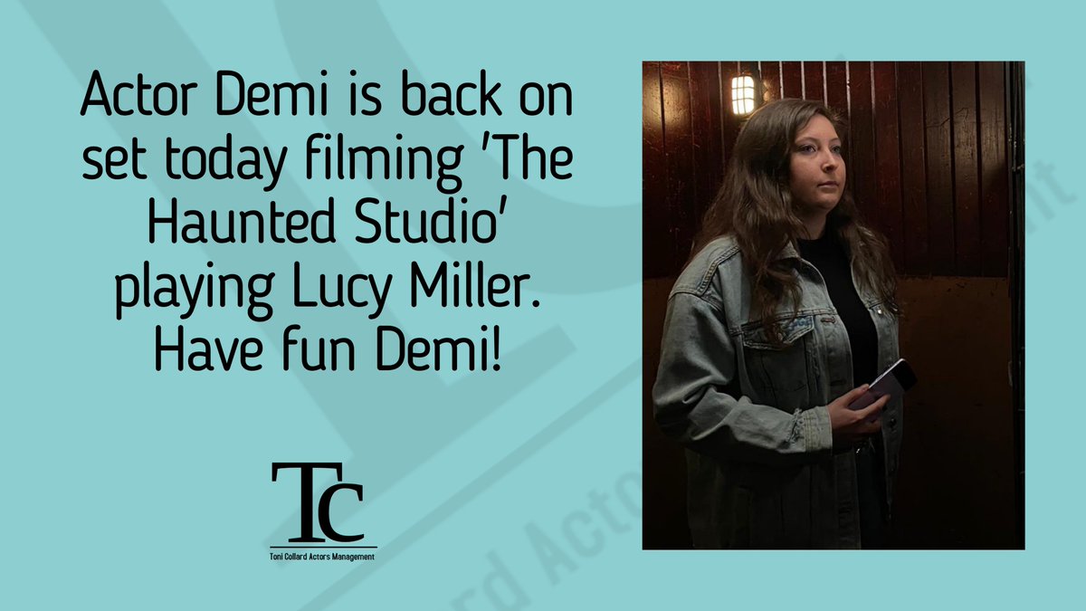 ToniCollard's tweet photo. Have fun #OnSet today @xDemiPetersx #TheHauntedStudio #TeamTCA  https://t.co/yZX8KWtNka https://t.co/ZJcQuUtorW