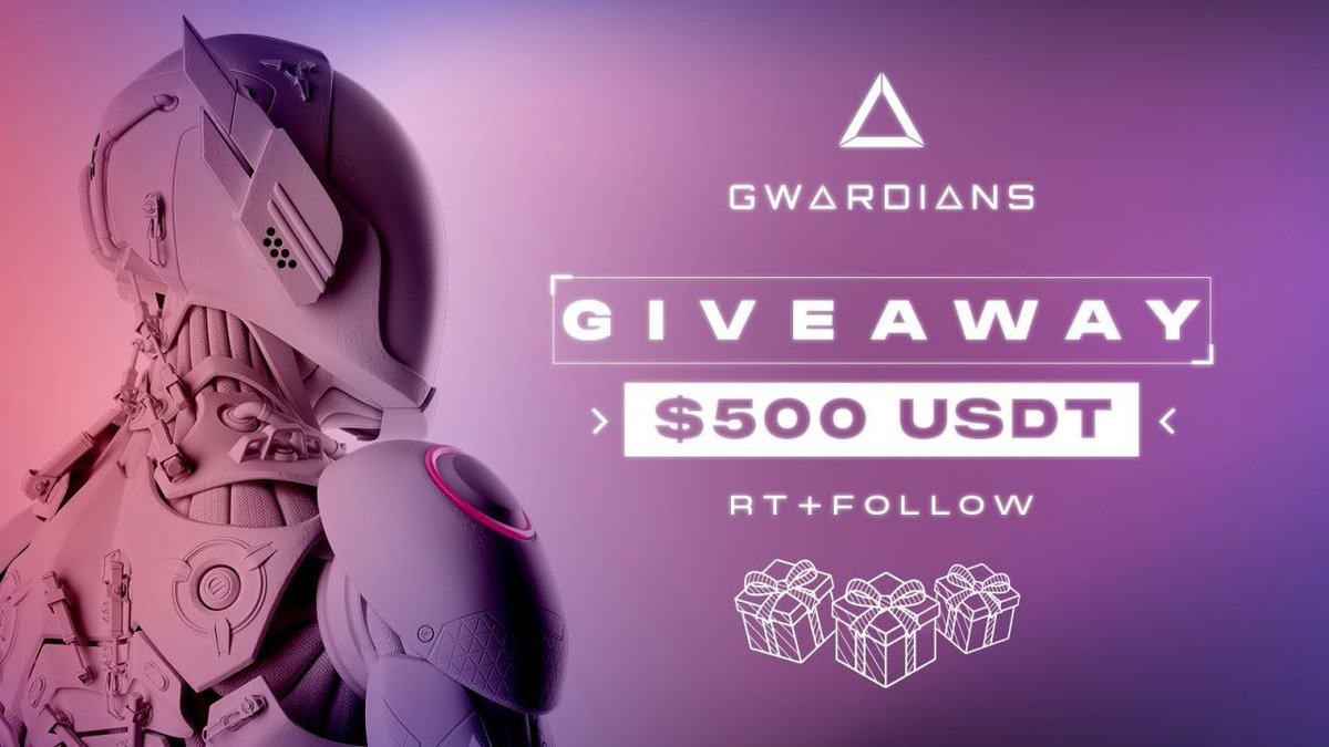 🎁 GIVEAWAY 🎁

💰 500$ d'USDT à gagner !

Le fameux club d'esport <a href="/GameWardTeam/">GameWard</a> lance son énorme projet NFT GWARDIANS très bientôt 🔥 
 
Pour participer : 👇🏼
1️⃣ Follow @GUMYSTEPN &amp; <a href="/gwardiansHQ/">GWARDIANS Esports</a>
2️⃣ ❤️ &amp; 🔁Retweet
3️⃣ Rejoins le Discord : discord.gg/gjXRBskg

📆TAS le 12.07🍀