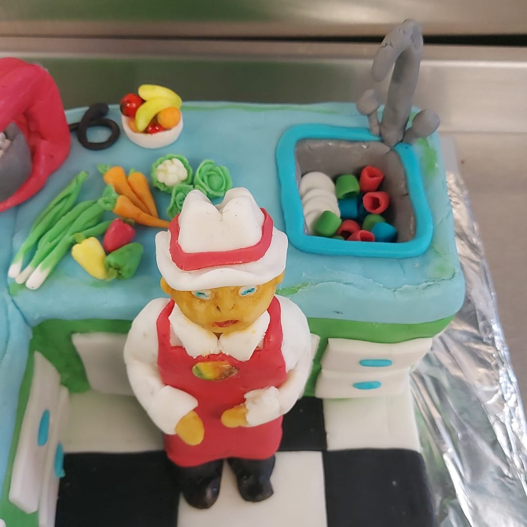 hcatcatering's tweet photo. What an incredible effort from the catering team at @stockwellhull for the Birthday cake competition. The attention to detail on this is AMAZING!!!!! #HCAT9thbirthday  🥳🎂 https://t.co/ksAq49u9Sf
