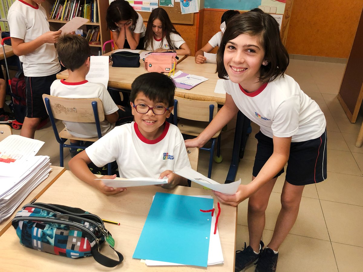 ColegioGaudem's tweet photo. Los estudiantes de 3º y 5º de #Primaria cerraron el curso con divertidas actividades TEI sobre la resolución de conflictos y un intercambio de cartas de despedida 😊

#ColegioGaudem > #UnProyectoSingular en #Madrid #Barajas #ComunidadSorda #LenguaDeSignos https://t.co/mxC2YtoXbU