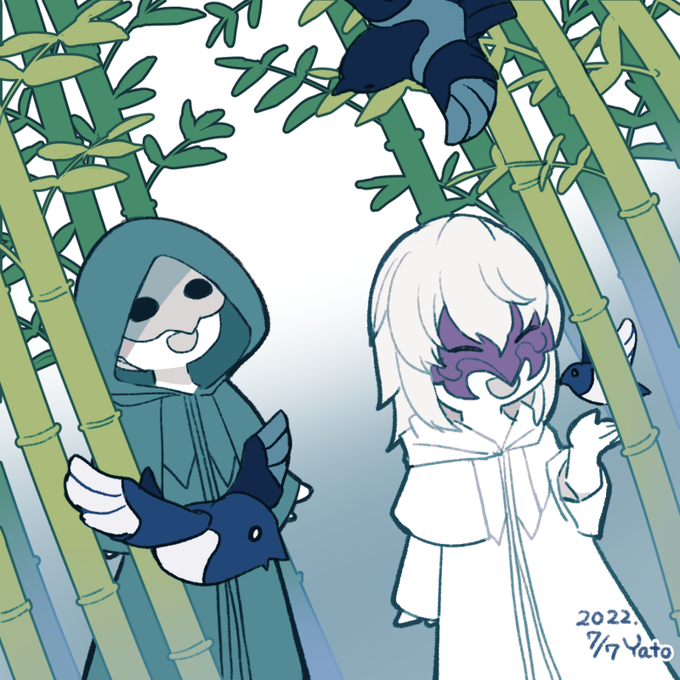 「bamboo forest smile」 illustration images(Latest)